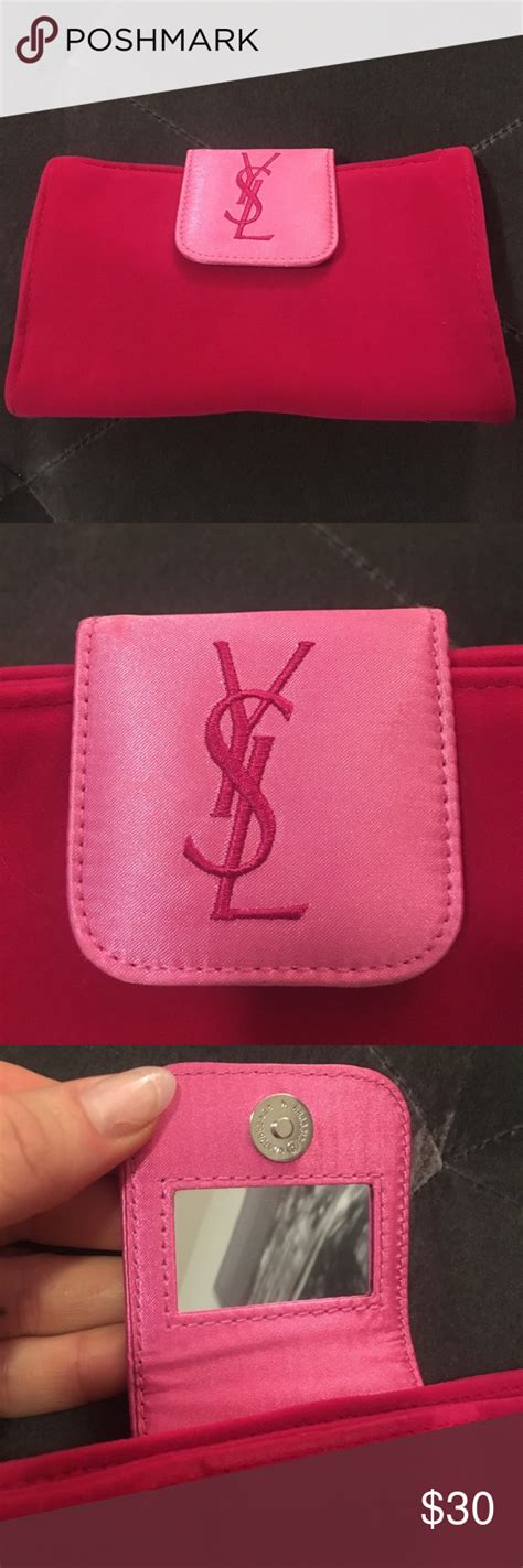 ysl zip pouch pink grained|YSL US .